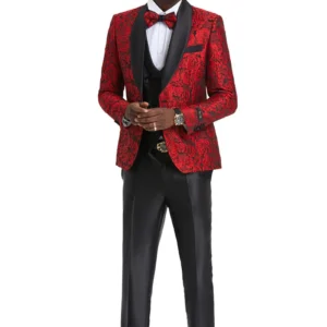 Red Blossom Tuxedo