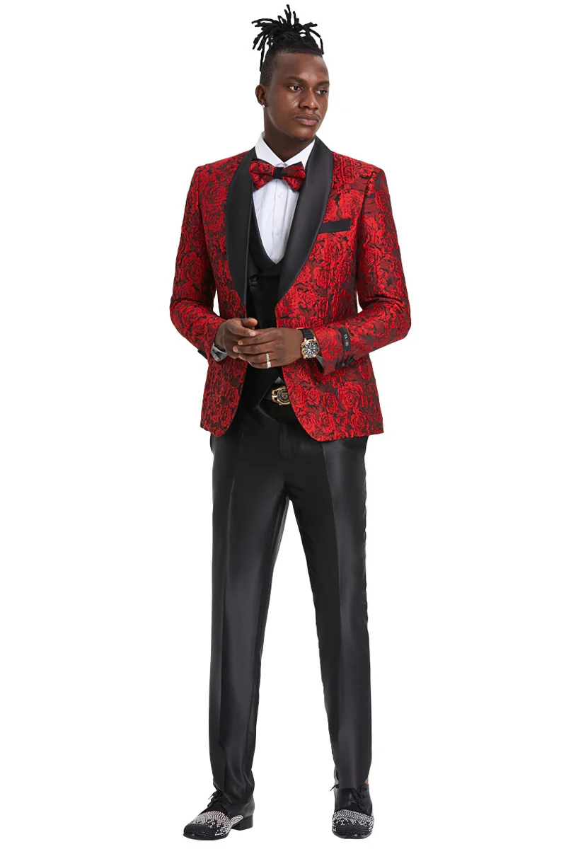 Red Blossom Tuxedo