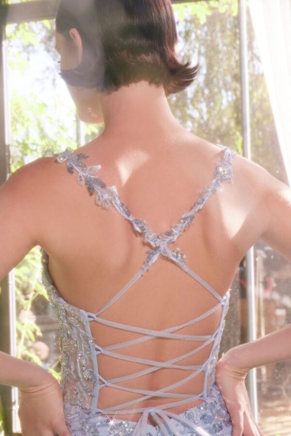 Ligth Blue Dress Prom
